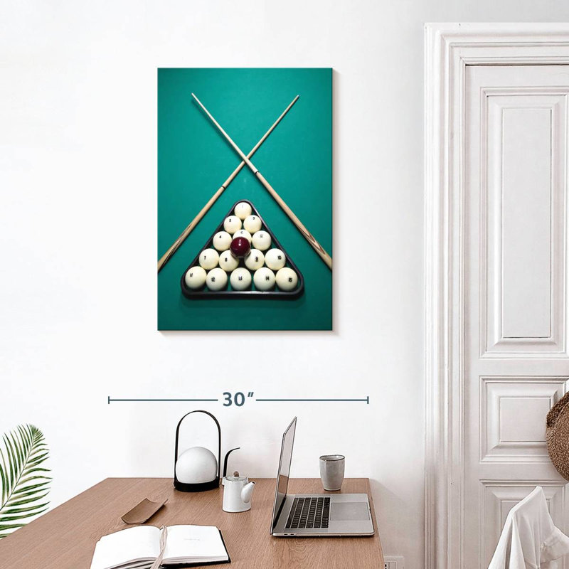 Billard russe, H 30 po x l 20 po