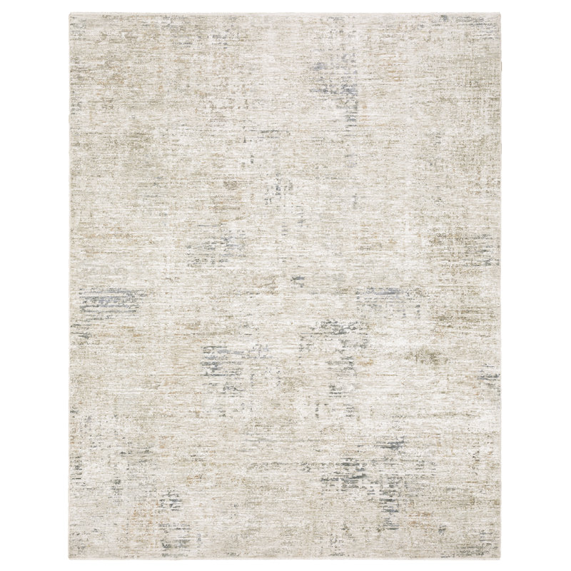 Tapis beige / gris Gloria, Rectangle 5 pi 3 po x 7 pi 10 po
