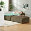 Canapés ergonomiques et modulaires, tissu moelleux, design polyvalent pour le salon
