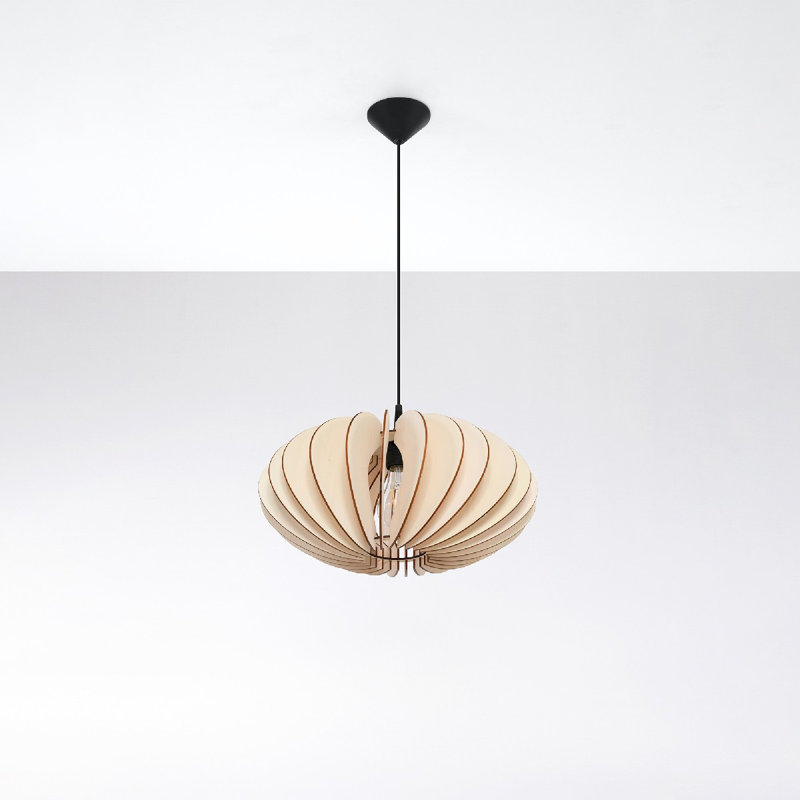 Peach Puff 1 - Light Beige Single Pendant