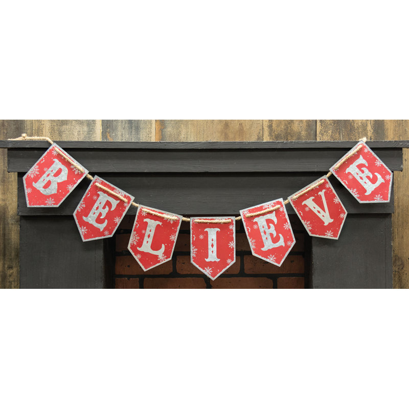 Guirlande fantaisie 3,2 'Red Pennant
