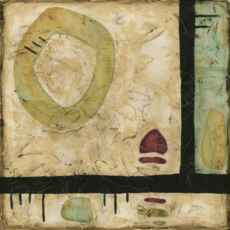 Stone Tile II by Nancy Slocum - Wrapped Canvas Art Prints, 30cm H x 30cm W x 3.8cm D