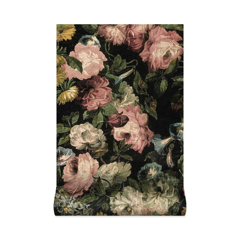 House of Hackney Midnight Garden Floral Wallpaper Roll | Perigold