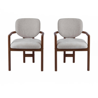 Ensemble de 2 chaises de salle à manger rembourrées