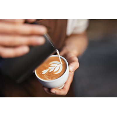 Latte Coffee Art - Wrapped Canvas Print