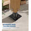 Pergola d'extérieur en aluminium avec abat-jour rétractable-121620504-121620507