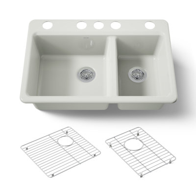 Riverby 33 In. Undermount Double-Bowl Kitchen Sink
