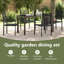 4 - Person Patio Dining Set Rectangular Table