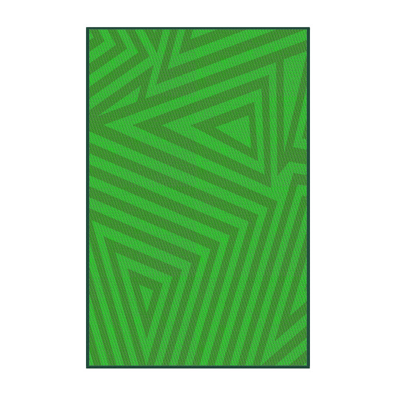 Tapis de zone rose/beige à motifs, Rectangle 5 pi x 7 pi
