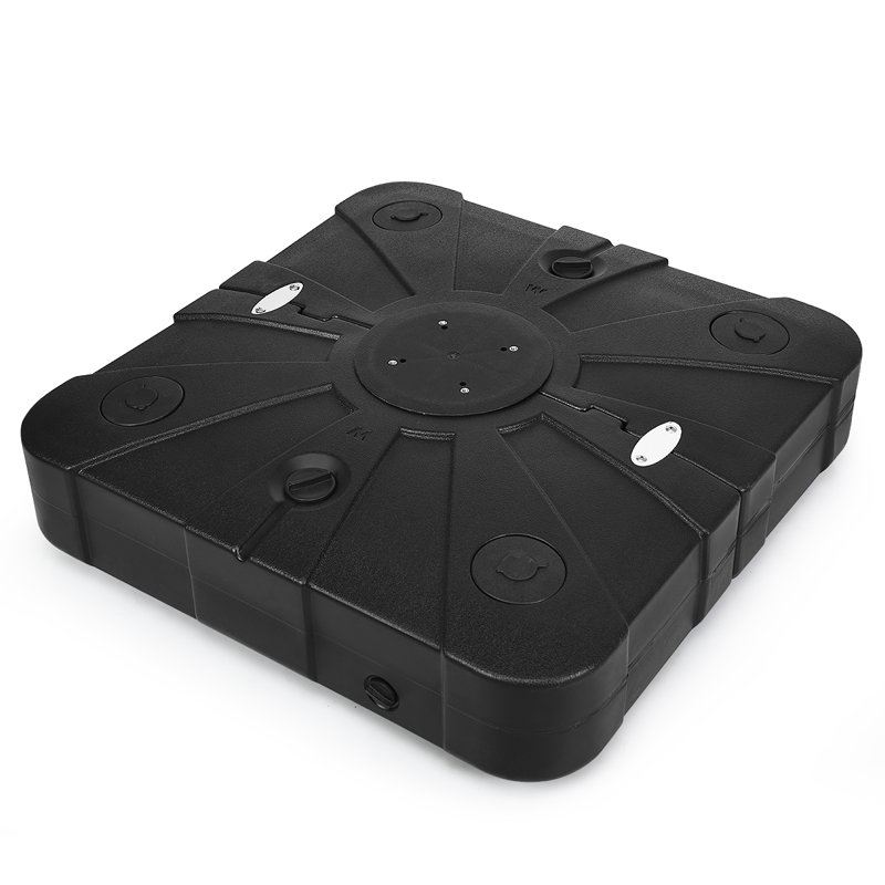 Aahim 16 kg Plastic Umbrella Base with Wheels