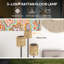 144Cm H Solar Powered Outdoor Floor Lamp