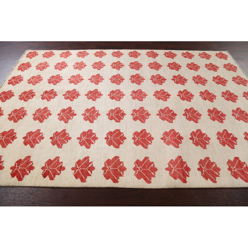 Geometric Gabbeh  Wool Area Rug 6x10