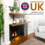 Ashlar Wood Floating Shelf-812544834-812544838