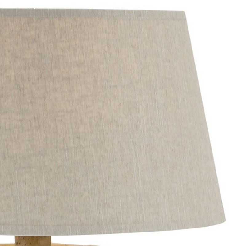 Frosica Hydrocal Table Lamp, Washed Gray, Yes