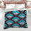 Blue White Shells Pattern Comforter