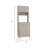 Bay Area Pantry, Two Door Cabinets, One Drawer, Four Adjustable Metal Legs-833456834