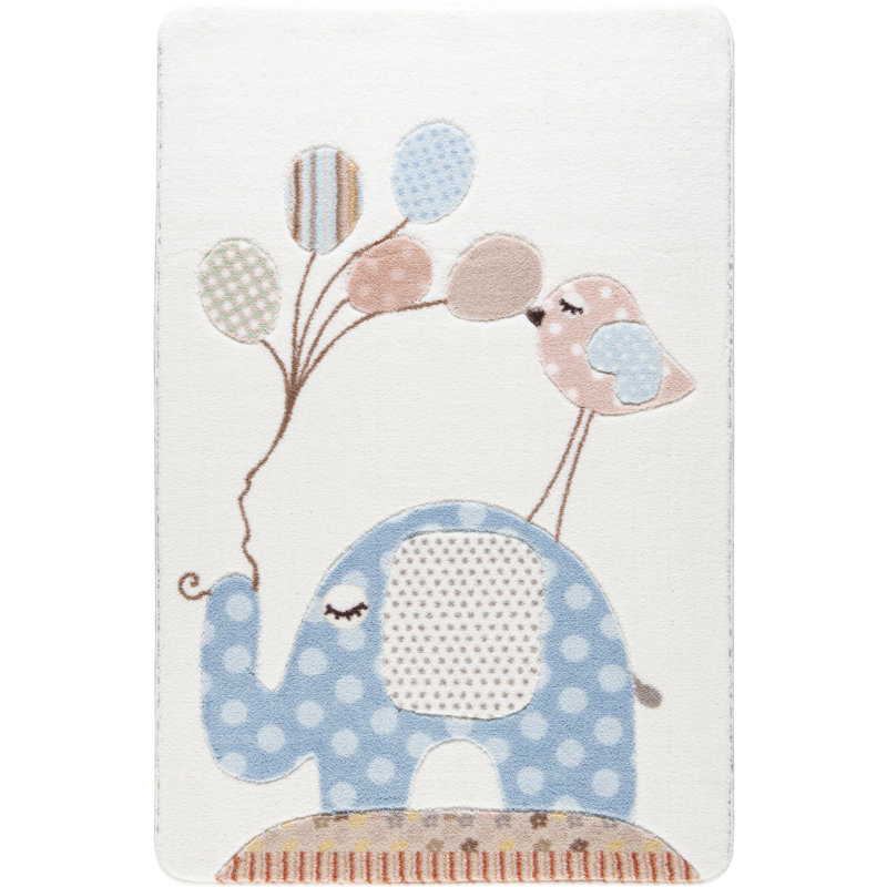 Guernon Beige/Blue Rug