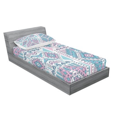 Microfiber Ikat Sheet Set