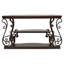 Console à 2 tablettes Gretta Merlot