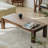 Modern walnut solid wood coffee table-110509457
