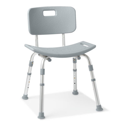 Gray Knockdown Shower Chair