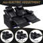 Fauteuil inclinable électrique 68,9 po 2 PC avec nappa de grain supérieur, relaxation entièrement réglable, charge intelligente, éclairage DEL RVB dynamique, NOIR-195101538