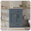 Meuble-lavabo simple avec tiroir intégré en céramique-364599877