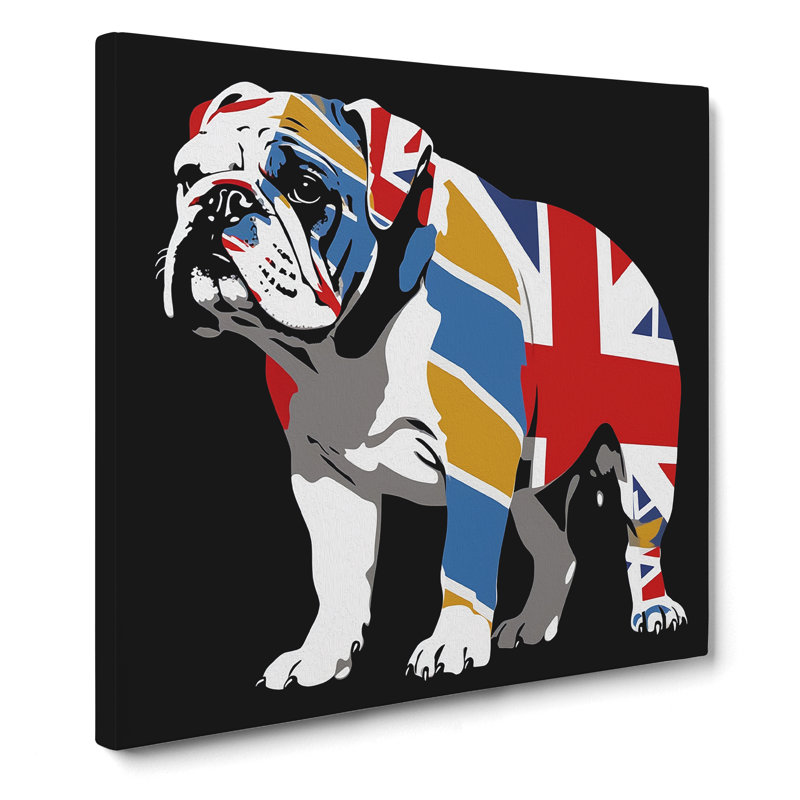 British Bulldog Bauhaus - No Frame Print