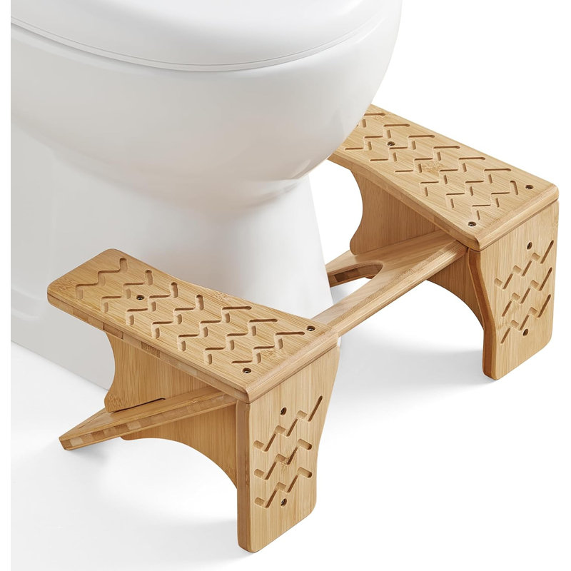 Tabouret de toilette en bambou