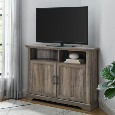 Meuble télé d'angle de 44 po à 2 portes pour téléviseur de 50 po ou moins Rahzel