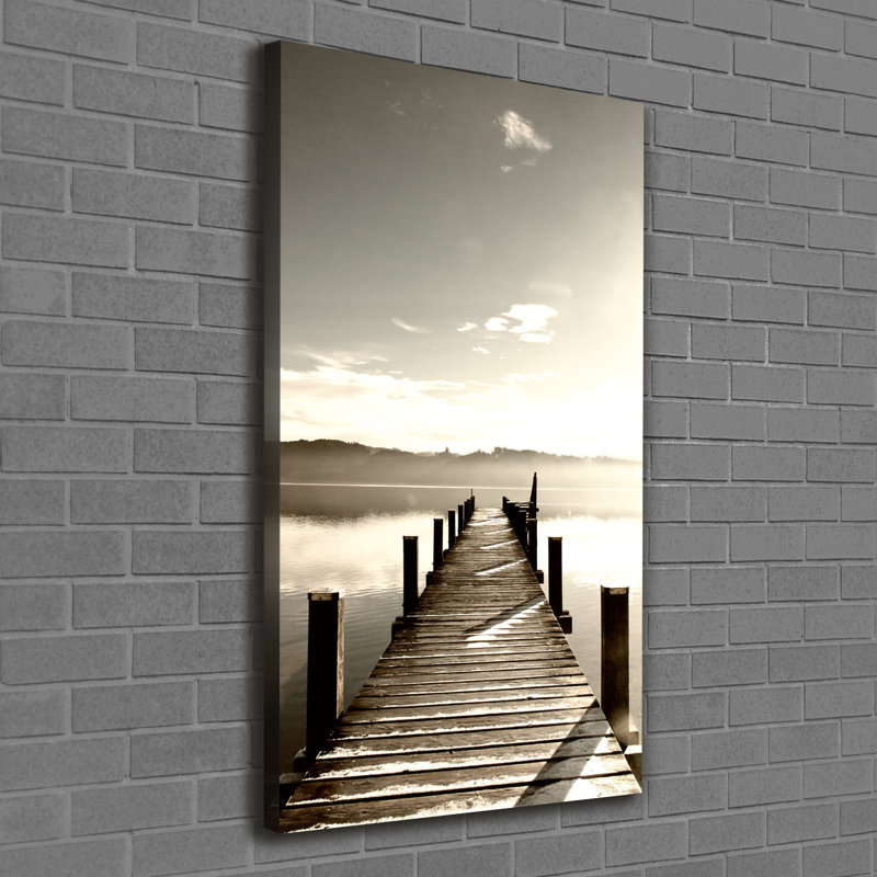 Wooden Pier - Wrapped Canvas Print, 120cm H x 60cm W