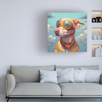 «Animals Art Dog 10 on Canvas» par Ray Heere, reproduction