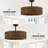 Klyde 24.2'' Rattan Caged Ceiling Fan with Light Kit and Remote Control