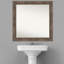 Miroir mural non biseauté en bois franc-2092002178