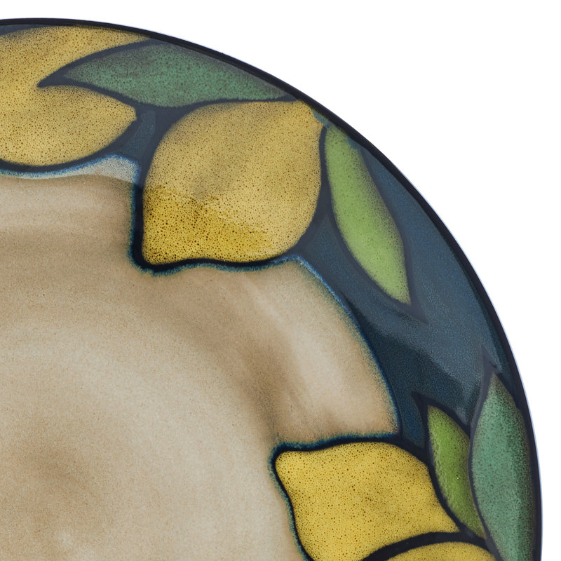 Pfaltzgraff Painted Lemons 12 Pc Dinnerware Set, Service For 4