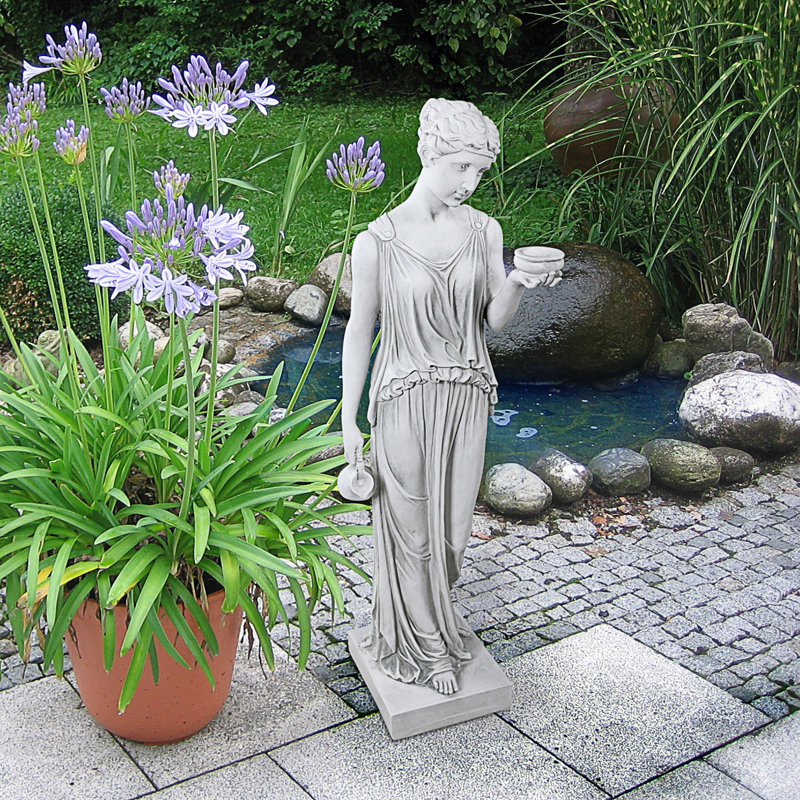 Goddess  Statue Weather Resistant UV Resistant Garden Statue, 81cm H x 27cm W x 22cm D
