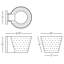 Pierce 1 - Light Flush Mounted Sconce-43127752