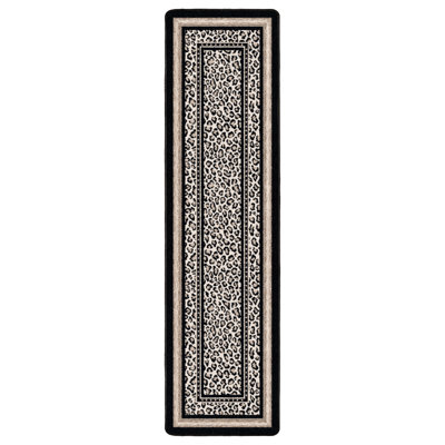 Tapis zambien à imprimé animal zambien