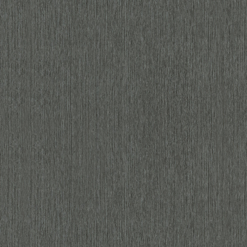 Textures Collection Vertical Texture Matte Finish Wallpaper Roll, Black