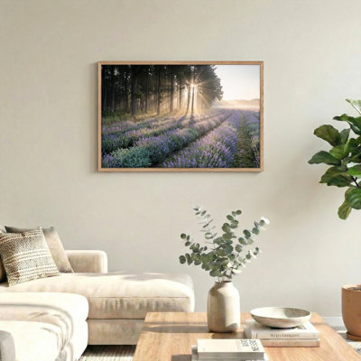 Ensemble de 1 tableau sur toile « Forêt de lavande »