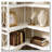 White Corner Bookcase