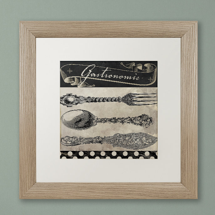 «Bistro Parisienne II» par Jadaya, impression encadrée, Blanc, H 16 po x l 16 po x P 0,5 po, Cadre noir