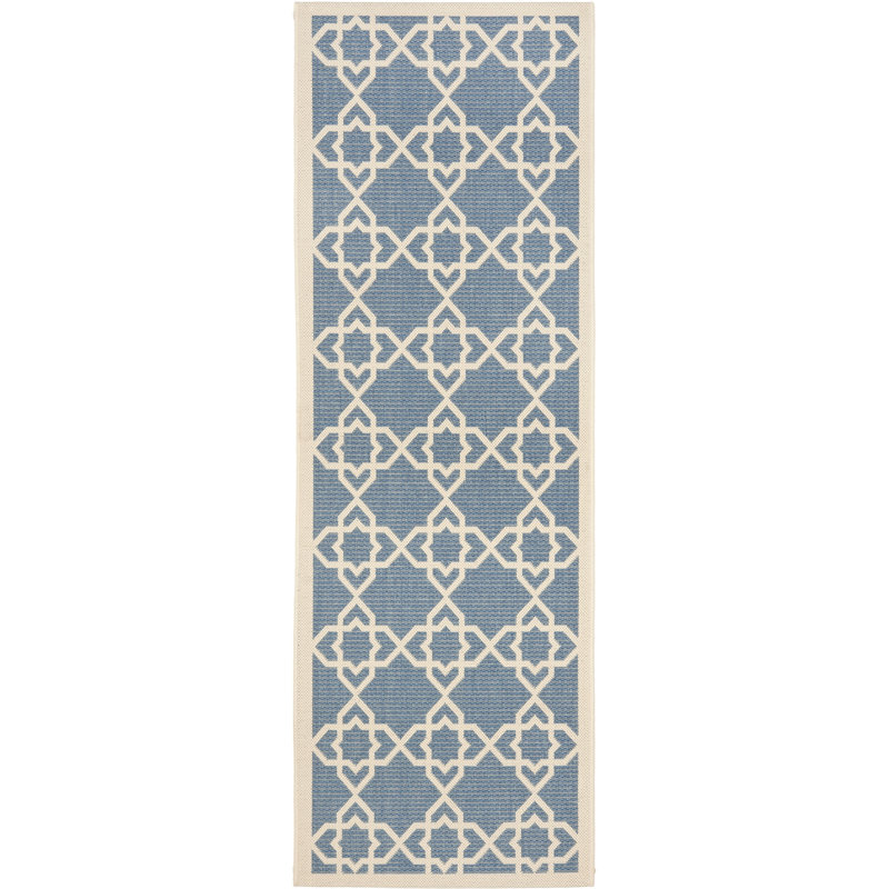 Herefordshire Performance Geometric Indoor/Outdoor Area Rug, Runner 2'3" x 6'7"