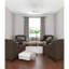 Ventilateur de plafond standard à 5 pales 42 po avec chaîne de traction et ensemble d'éclairage inclus Builder-56397229