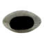 Vase ovale en aluminium