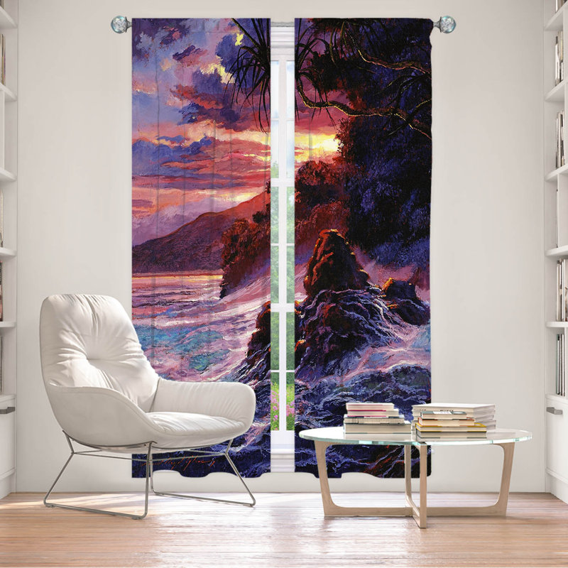 Rideau simple obscurcissant avec passe-tringle Delaughter, L 20 po x L 82 po