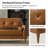 Mariessa 86" Modern Napa Full Top Grain Genuine Leather Sofa-1898602331