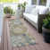 Machine Washable Indoor/Outdoor Xhevrie Paprika Rug