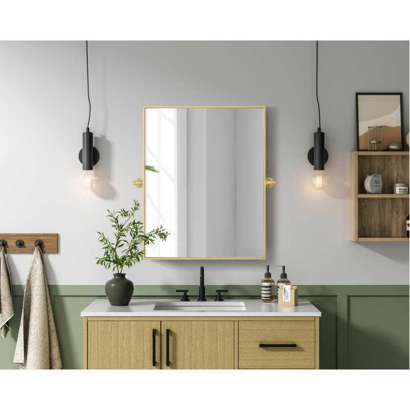 Miroir Amoura, Noir, 36 po x 24 po