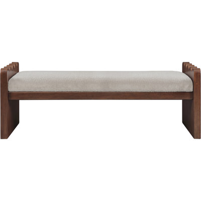 Daline Velour  Fabric Bench